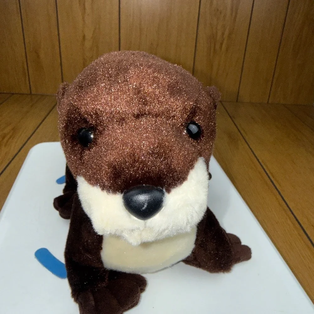 Aurora Destination Nation Brown River Otter Plush Stuffed Animal 18